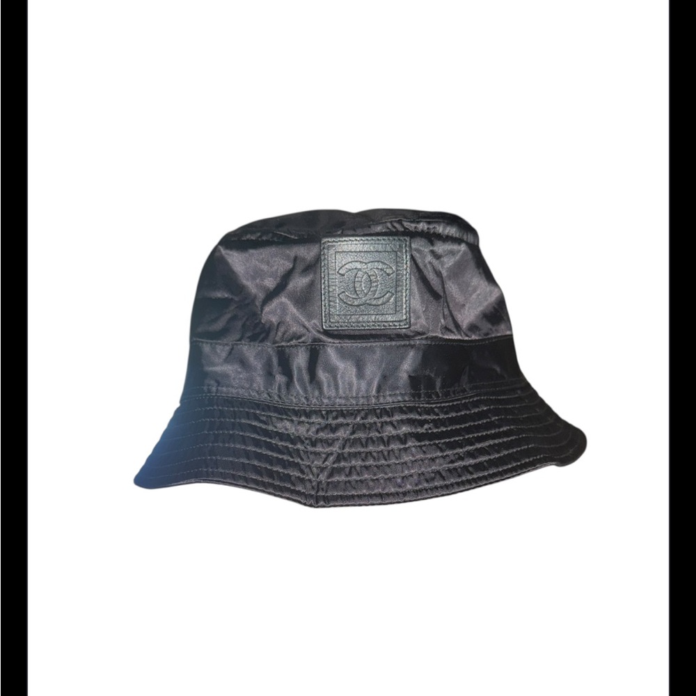CHANEL Quilted Black Hat